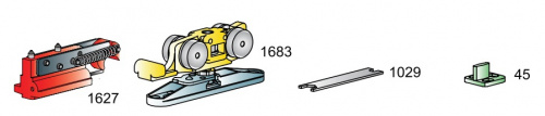 Комплект для раздвижной двери Morelli Innovation SLIDING SET 1 ширина двери 500-1100мм, до 40кг