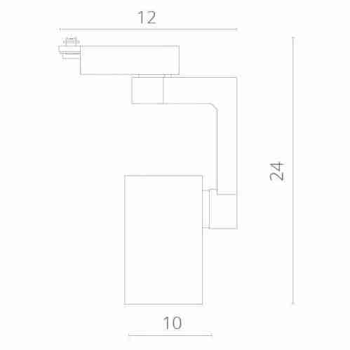 Трековый светильник Artelamp Traccia A2330PL-1WH