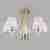 Потолочная люстра Eurosvet Alegria 60114/5 золото
