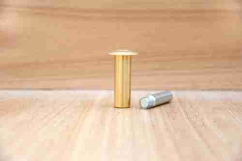 Упор дверной скрытый магнитный автоматический FANTOM PREMIUM HGT004 матовая латунь