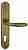 Ручка дверная Extreza COMO (Комо) 322 на планке PL01 CYL матовая бронза F03