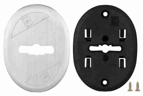 Накладка на сувальдный замок овальная Mottura 95.323 (МАТОВЫЙ ХРОМ), 1 шт