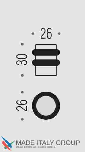 Упор дверной напольный COLOMBO CD412-GM матовый графит