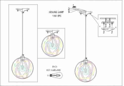 Подвесной светильник Favourite Carrera 1747-1PC