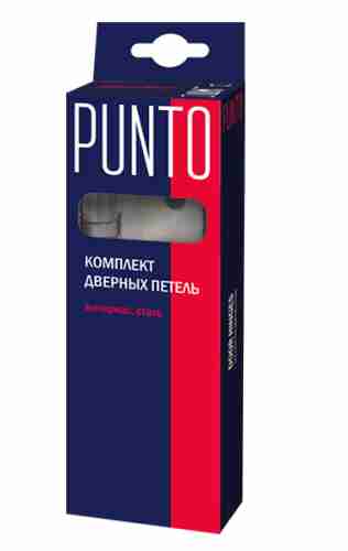 Комплект 10 шт. - Петля съемная Punto 113-4 100*70*2.5 CP left (хром) левая