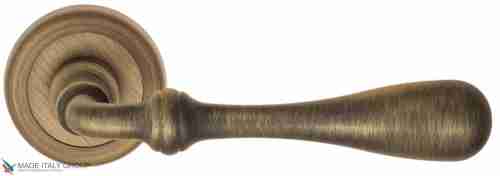 Дверная ручка на круглом основании Fratelli Cattini "RETRO" D1-BY матовая бронза