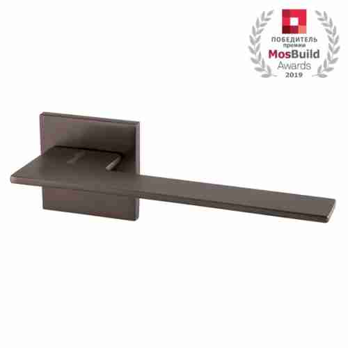 Комплект на 2 двери - Ручка дверная межкомнатная Armadillo MIRAGE USS BPVD-77 вороненый никель