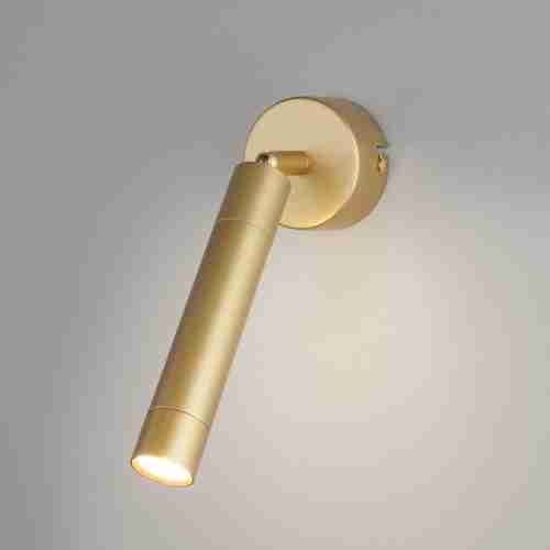 Светодиодный спот Eurosvet Strong 20084/1 LED матовое золото