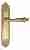 Дверная ручка Venezia "OLIMPO" на планке PL96 полированная латунь