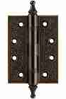 Петля дверная универсальная латунная Armadillo Castillo CL 500-A4 102x76x3,5 BB-17 коричневая бронза