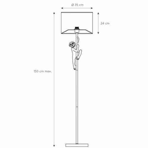 Торшер Lucide Extravaganza Chimp 10702/81/30