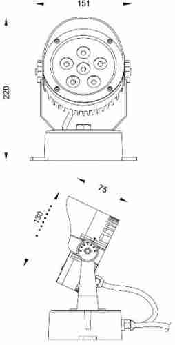 Прожектор Deko-Light Carinae 16,9W 732063