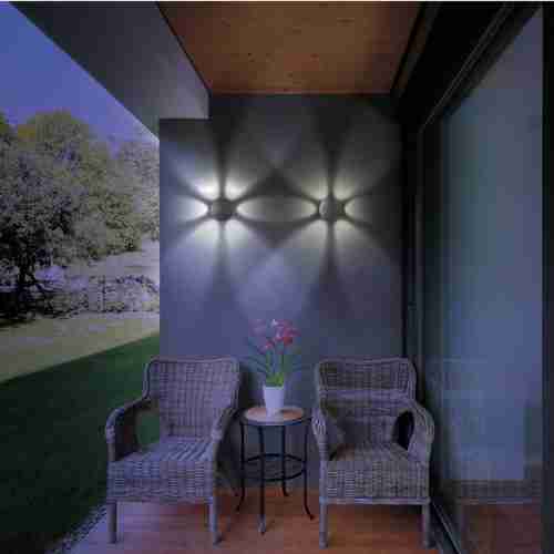 Уличный настенный светодиодный светильник Novotech Calle 358463