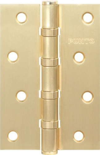 Петля дверная универсальная стальная Punto 4B 100х70х2.5 PB латунь