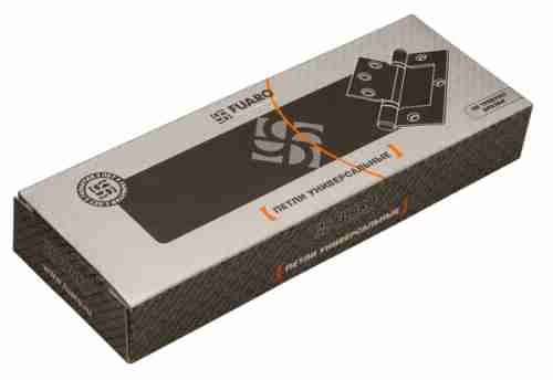 Комплект 10 шт. - Петля универсальная без врезки Fuaro 300-2BB 100x2,5 AC медь