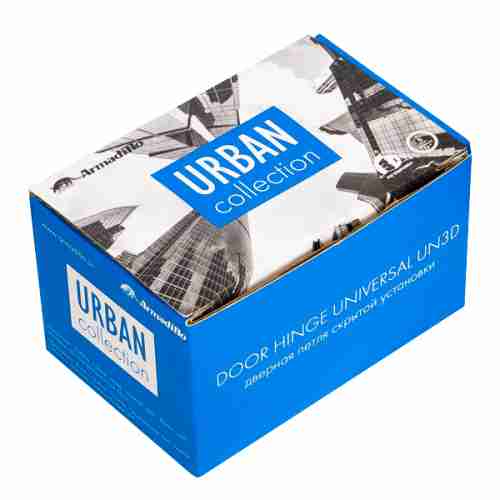 Комплект 8 шт. - Петля Armadillo (Армадилло) скрытой установки с 3D-регулировкой U3D4000 SN (9540UN3D) мат. никель