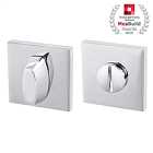 Завертка дверная сантехническая Armadillo Urban SLIM WC-BOLT BK6 USS CP-8 Хром