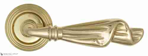 Дверная ручка Venezia "OPERA" D8 полированная латунь