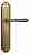 Дверная ручка Venezia "CLASSIC" на планке PL98 матовая бронза