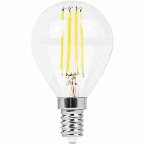 Лампа светодиодная филаментная Feron E14 11W 2700K Шар Прозрачная LB-511 38013