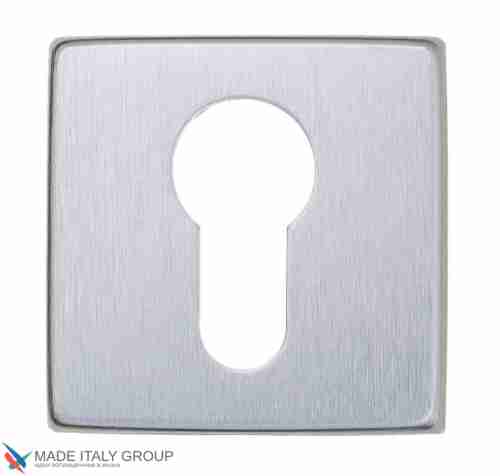 Накладка под цилиндр на квадратном основании Fratelli Cattini CYL A 8-CS матовый хром 2 шт.