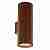Уличный настенный светильник Ideal Lux Gun AP2 Big Coffee 163611
