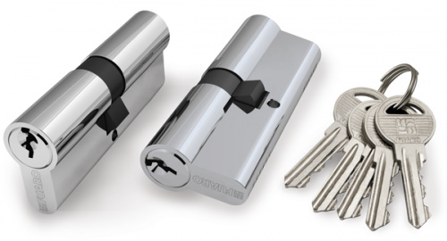 Цилиндровый механизм Fuaro 100 ZA 70 mm (30+10+30) CP хром 5 кл.