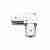 Соединитель для шинопроводов L-образный Volpe UBX-Q122 G21 WHITE 1 POLYBAG UL-00006057