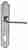 Ручка дверная Extreza TERNI (Терни) 320 на планке PL03 CYL полированный хром F04