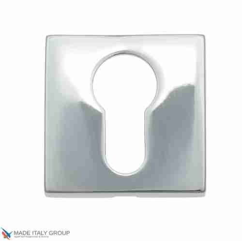 Накладка под цилиндр на квадратном основании Fratelli Cattini CYL 8-CR полированный хром 2 шт.