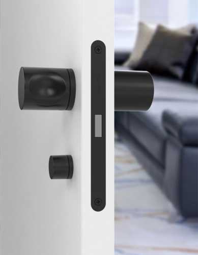 Комплект: Ручки Armadillo R.ART52.BALANCE BL-26+Завертка+Магнитный замок и Петли Fuaro/черный