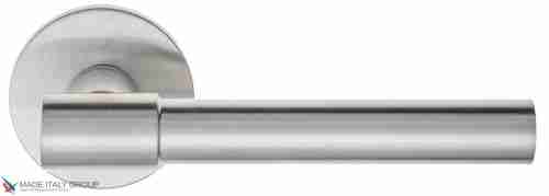 Дверная ручка на круглом основании Fratelli Cattini "UNA" 7FS-CS матовый хром