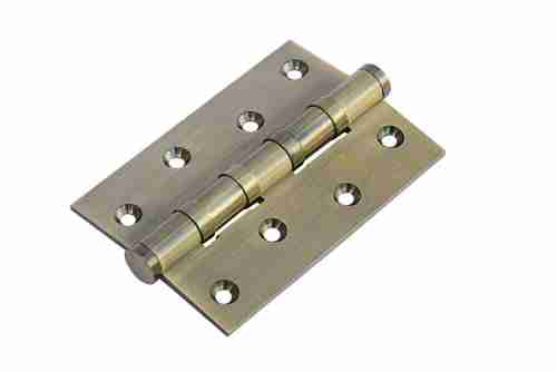 Комплект 4 шт. - Петля дверная универсальная стальная Morelli MS 100X70X2.5-4BB Cofe кофе