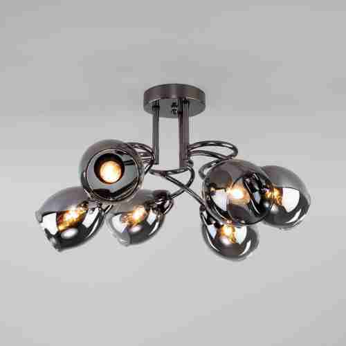 Потолочная люстра Eurosvet Roselyn 30171/6 черный жемчуг