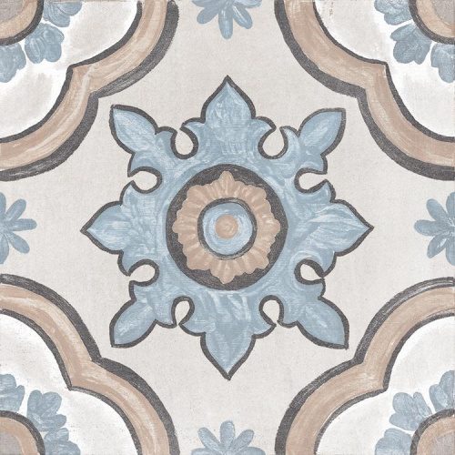 Керамогранит Cifre Adobe Basma Decor Ivory Mate напольная 20х20