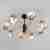 Потолочная люстра Eurosvet Creek 70118/8 черный Потолочная люстра Eurosvet Creek 70118/8 черный