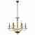 Подвесная люстра iLamp Mercury P9448-6 Gold