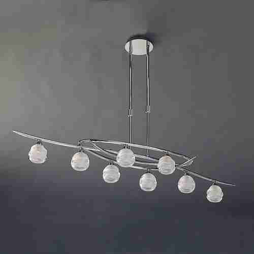 Подвесная люстра Mantra Loop Chrome 1800