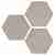 Керамогранит WOW Hexa Six Greige 14x16