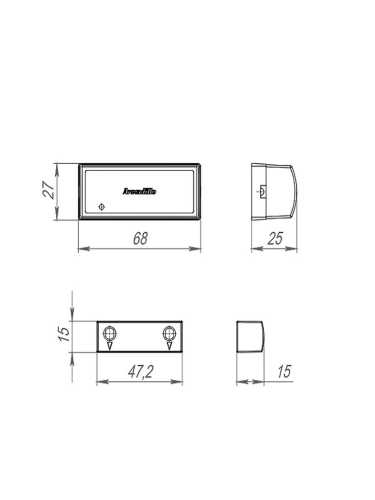 Датчик автозакрывания AC.RT01.05 BL Черный