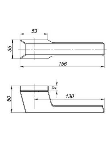 Комплект: Ручки Armadillo BRICK UCS MWSC-33+Завертка+Бесшумный замок Fuaro/итальянский тисненый