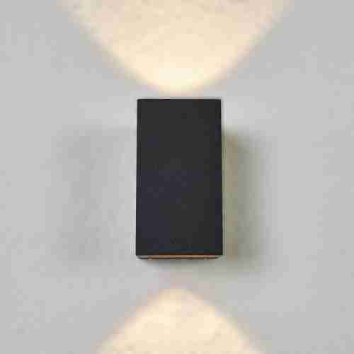 Уличный настенный светодиодный светильник Favourite Lenis 2681-2W