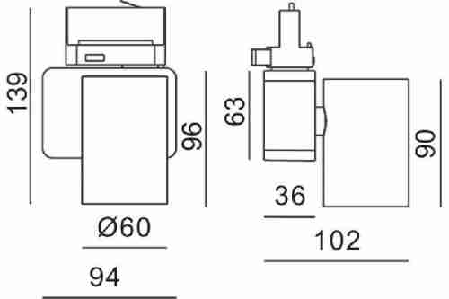 Трековый светильник Deko-Light Nihal Mini 707038