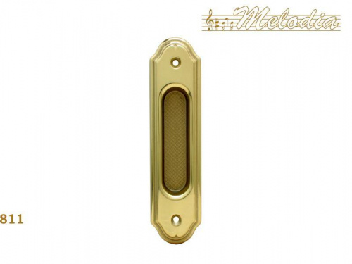 Ручки купе для раздвижных дверей Melodia 811 Полированная латунь