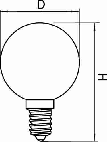 Лампочка светодиодная филаментная Lightstar 933824