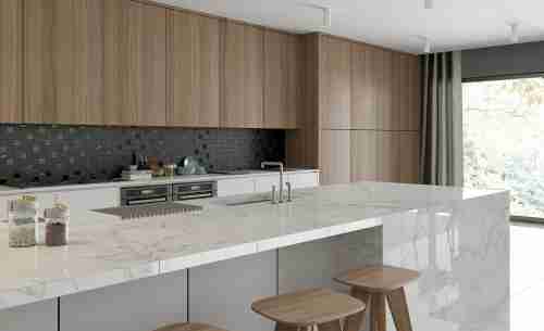 Керамогранит Kerranova Marble Trend K-1001/MR/S1 Calacatta напольная 30х60