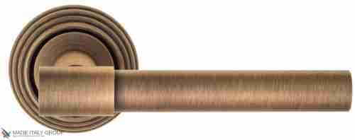 Дверная ручка на круглом основании Fratelli Cattini "UNA" D8-BY матовая бронза