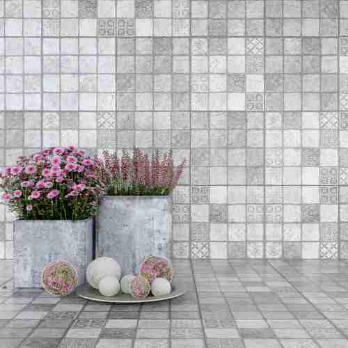 Керамогранит Керамин Карфаген 2 тёмно-серый 40х40