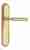 Дверная ручка Venezia "MOSCA" на планке PL98 полированная латунь