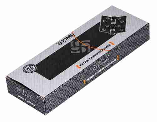 Комплект 4 шт. - Петля универсальная Fuaro 4BB/BL 100x75x2,5 CFB (кофе глянец) БЛИСТЕР